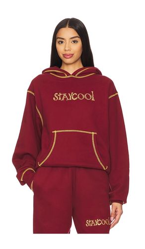 Star Hoodie in Burgundy. - size L (also in M, S, XL/1X) - Stay Cool - Modalova