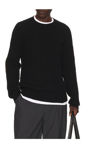 Ribbed Wool Crewneck Sweater in . Size L. Also in M, S, XL - Schott - Modalova