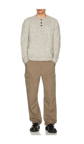 Tri-Blend Henley Sweater in . Size S. Also in M - Schott - Modalova