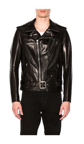 Pebbled Moto Jacket in . Size L. Also in XL, XL/1X - Schott - Modalova