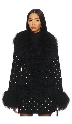 Dorothy Diamante Suede Coat in . Taglia M. Also in S - Susanna Chow - Modalova