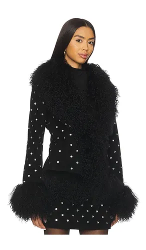 Dorothy Diamante Suede Coat in . - size M (also in S) - Susanna Chow - Modalova