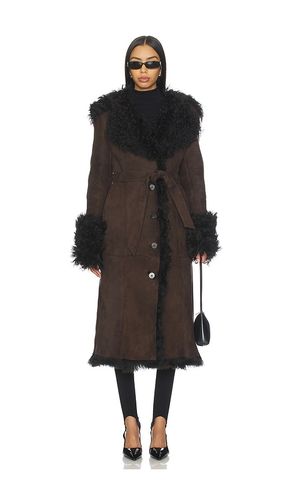 Daphne Shearling Suede Coat in . Taglia M. Also in S - Susanna Chow - Modalova