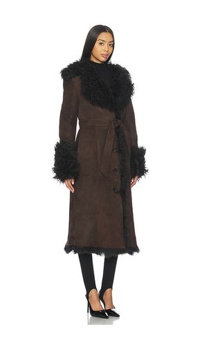 Daphne Shearling Suede Coat in . Taglia M. Also in S - Susanna Chow - Modalova