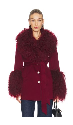 X REVOLVE Mimi Cashmere Shearling Coat in . - size S (also in M, L) - Susanna Chow - Modalova