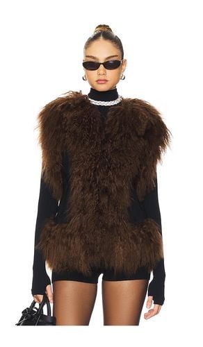 Dorothy Shearling Suede Vest in . - size L (also in M, S) - Susanna Chow - Modalova