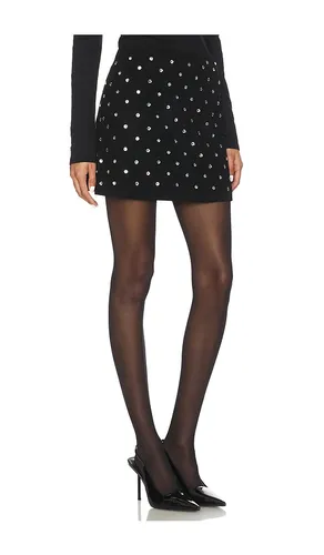 Demi Diamante Suede Skirt in . Size M. Also in S - Susanna Chow - Modalova