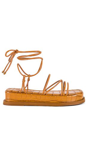 Athena Flat Sandal in Brown. - size 10 (also in 8, 9.5) - Schutz - Modalova