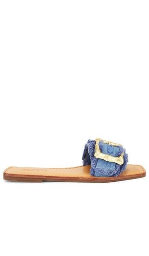 Enola Flat Sandal in Blue. - size 10 (also in 6, 6.5, 7.5, 8, 8.5, 9.5) - Schutz - Modalova