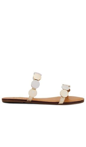 Acacia Sandal in Metallic Neutral. - size 6 (also in 6.5) - Schutz - Modalova