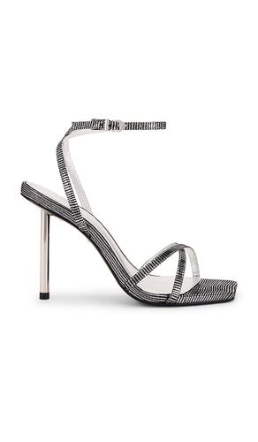Eva Sandal in Metallic Silver. - size 10 (also in 6, 8, 8.5) - Schutz - Modalova