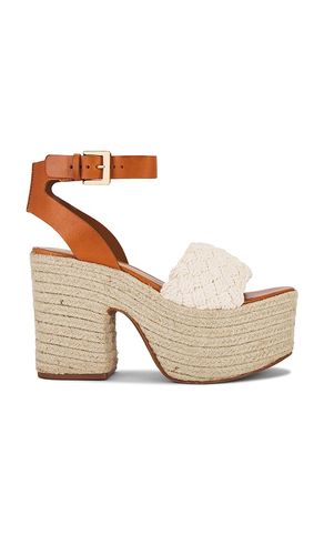 Isabel Cutout Sandal in Brown. - size 10 (also in 6, 7, 7.5, 8, 8.5, 9, 9.5) - Schutz - Modalova