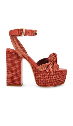Khari Platform Sandal in Brick. - size 10 (also in 9.5) - Schutz - Modalova
