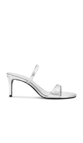 Jessica Mid Mule in Metallic Silver. - size 10 (also in 6, 6.5, 7.5, 8, 8.5, 9, 9.5) - Schutz - Modalova