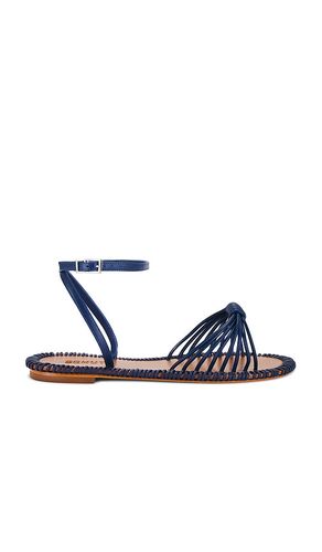 Livia Flat Sandal in Navy. - size 10 (also in 6, 6.5, 7, 7.5, 8, 8.5, 9, 9.5) - Schutz - Modalova