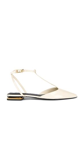 Allure T Flat in White. - size 10 (also in 6, 6.5, 7, 7.5, 8, 8.5, 9, 9.5) - Schutz - Modalova