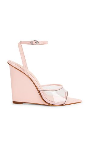 Elodie Vinyl Wedge Sandal in Pink. - size 6.5 (also in 7.5, 8.5, 9) - Schutz - Modalova