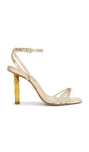 Haven Bamboo Sandal in Metallic Gold. - size 10 (also in 7.5, 8) - Schutz - Modalova