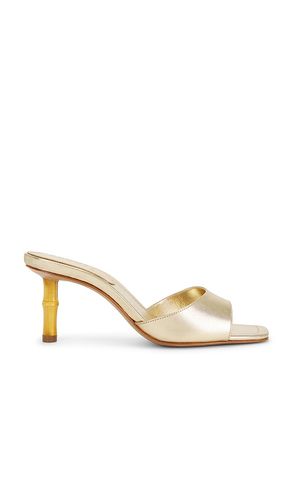 Leena Bamboo Sandal in Metallic Gold. - size 6 (also in 6.5, 7.5, 8, 8.5, 9, 9.5) - Schutz - Modalova