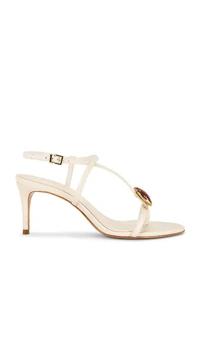 Azure Mid Embellished Sandal in White. - size 10 (also in 8.5) - Schutz - Modalova