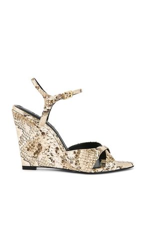 Maxine Wedge Sandal in Metallic Neutral. - size 10 (also in 6, 9, 9.5) - Schutz - Modalova