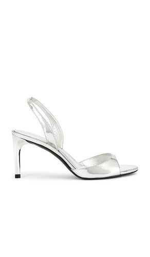 Scarlett Sling Mid Sandal in Metallic Silver. - size 8 (also in 9.5) - Schutz - Modalova