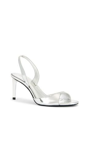 Scarlett Sling Mid Sandal in Metallic Silver. - size 8 (also in 9.5) - Schutz - Modalova