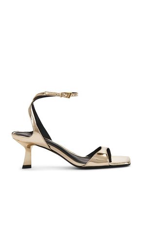 Ciara Mid Sandal in Metallic Gold. - size 6 (also in 6.5, 7, 7.5, 8, 8.5, 9, 9.5) - Schutz - Modalova