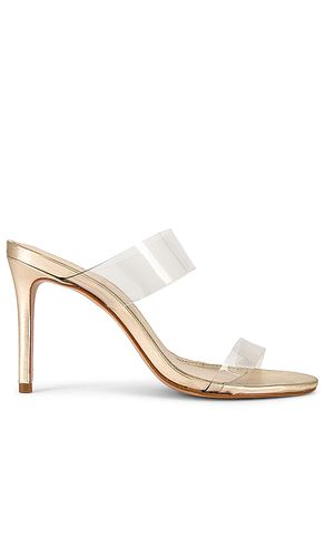 Ariella Heel in Metallic Neutral. - size 10 (also in 6, 6.5, 7, 7.5, 8.5, 9.5) - Schutz - Modalova