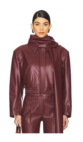 Leather Scarf Detailed Jacket in . - size S (also in XS) - SELMACILEK - Modalova