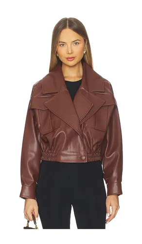 Lea Tan Leather Jacket in . Taglia L. Also in M, S - SELMACILEK - Modalova