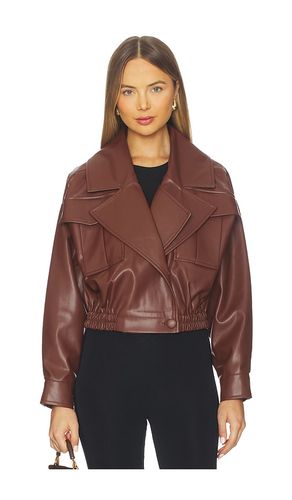 Lea Tan Leather Jacket in . Taglia M. Also in S, XS - SELMACILEK - Modalova