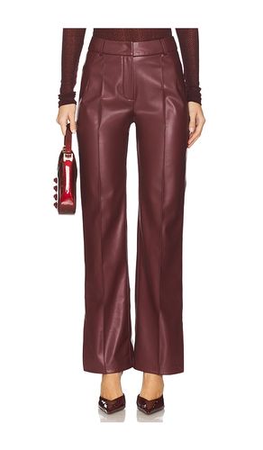 Leather slit detailed pant in color size S (also in M) - SELMACILEK - Modalova