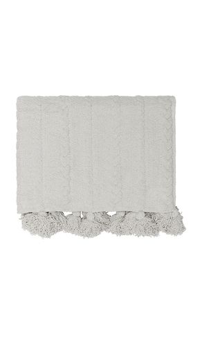 Braided Pom Pom Throw in Grey - Sunday Citizen - Modalova