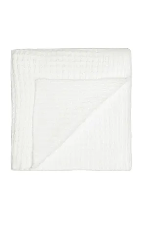 Manta waffle lightweight throw en color ivory talla all - Sunday Citizen - Modalova