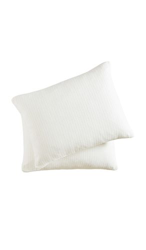 King herringbone snug sham set in color cream size all - Sunday Citizen - Modalova