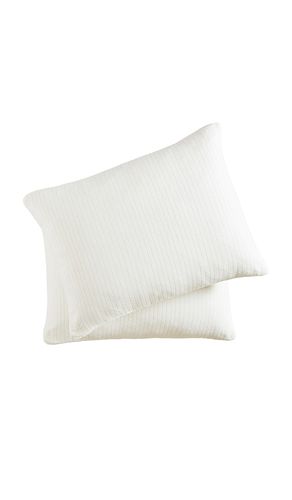 King Herringbone Snug Sham Set in Cream - Sunday Citizen - Modalova