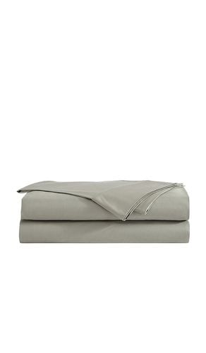 Queen Natural Premium Bamboo Fitted Sheet in Green - Sunday Citizen - Modalova