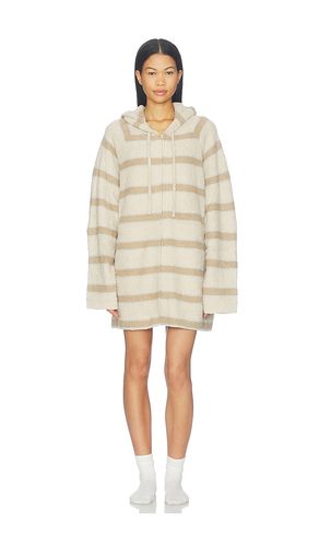 Stripe Snug Zip Hoodie in Tan - Sunday Citizen - Modalova