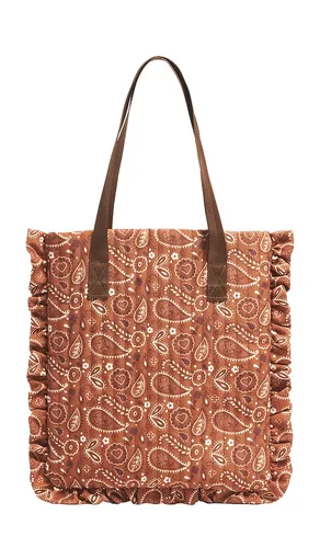 Ruffle Tote in Burnt Orange - Stoney Clover Lane - Modalova