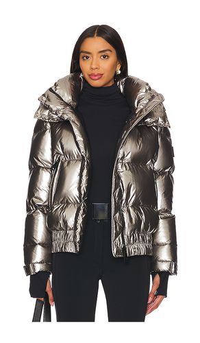 Stormi Down Jacket in Metallic Silver. - size L (also in M, S, XS) - SAM. - Modalova