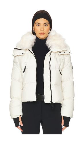 Kaia Down & Shearling Trim Jacket in Ivory. - size M (also in S) - SAM. - Modalova