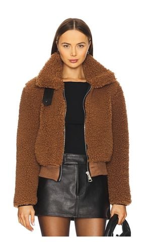 Isla Sherpa Jacket in Brown. - size L (also in M, S) - SAM. - Modalova