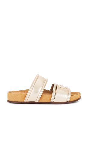 Rowan Slide in Metallic Gold. - size 10 (also in 6, 6.5, 7.5, 8, 8.5, 9, 9.5) - Sam Edelman - Modalova