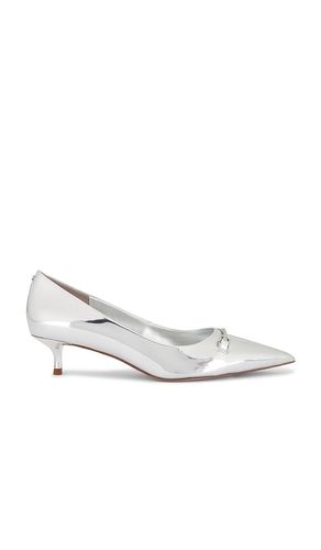 Kaya Mini Heel in Metallic Silver, grey. - size 10 (also in 6, 6.5, 7.5, 8, 8.5, 9.5) - Sam Edelman - Modalova