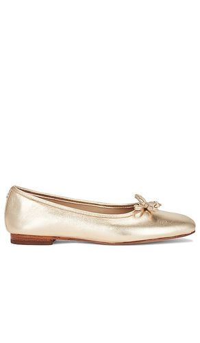 Zapatillas de ballet meadow en color oro metálico talla 8 en - Metallic Gold. Talla 8 (también en 8.5) - Sam Edelman - Modalova
