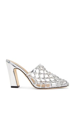 Silas 90 Mule in Metallic Silver. - size 36 (also in 37, 38, 39) - Studio Amelia - Modalova