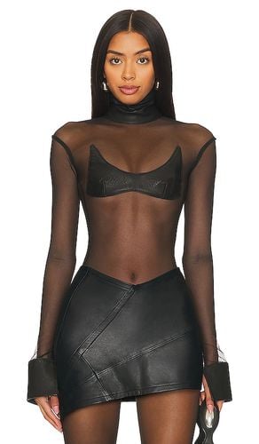 X REVOLVE V Mesh Bodysuit in Black. - size L (also in XS) - SAMI MIRO VINTAGE - Modalova