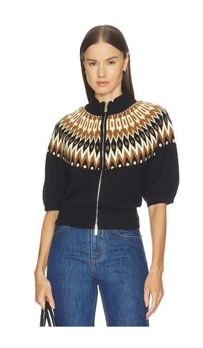 Fairisle Zip Up Cardi in . Taglia L. Also in M, S - Sanctuary - Modalova