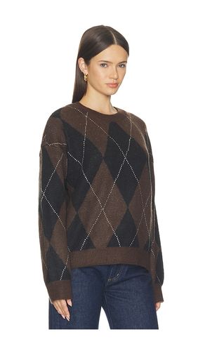 Argyle Crew Pullover in Brown. - size L (also in M, S, XL, XS, XXS) - Sanctuary - Modalova